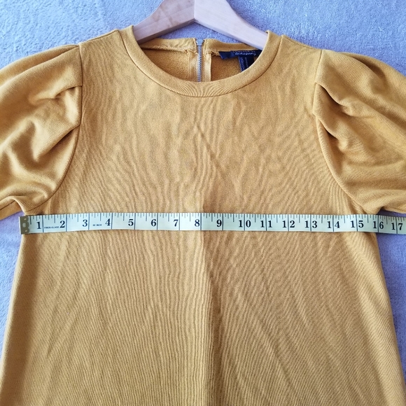 FOREVER 21 Mustard Yellow Puff Sleeve Top - Picture 7 of 11